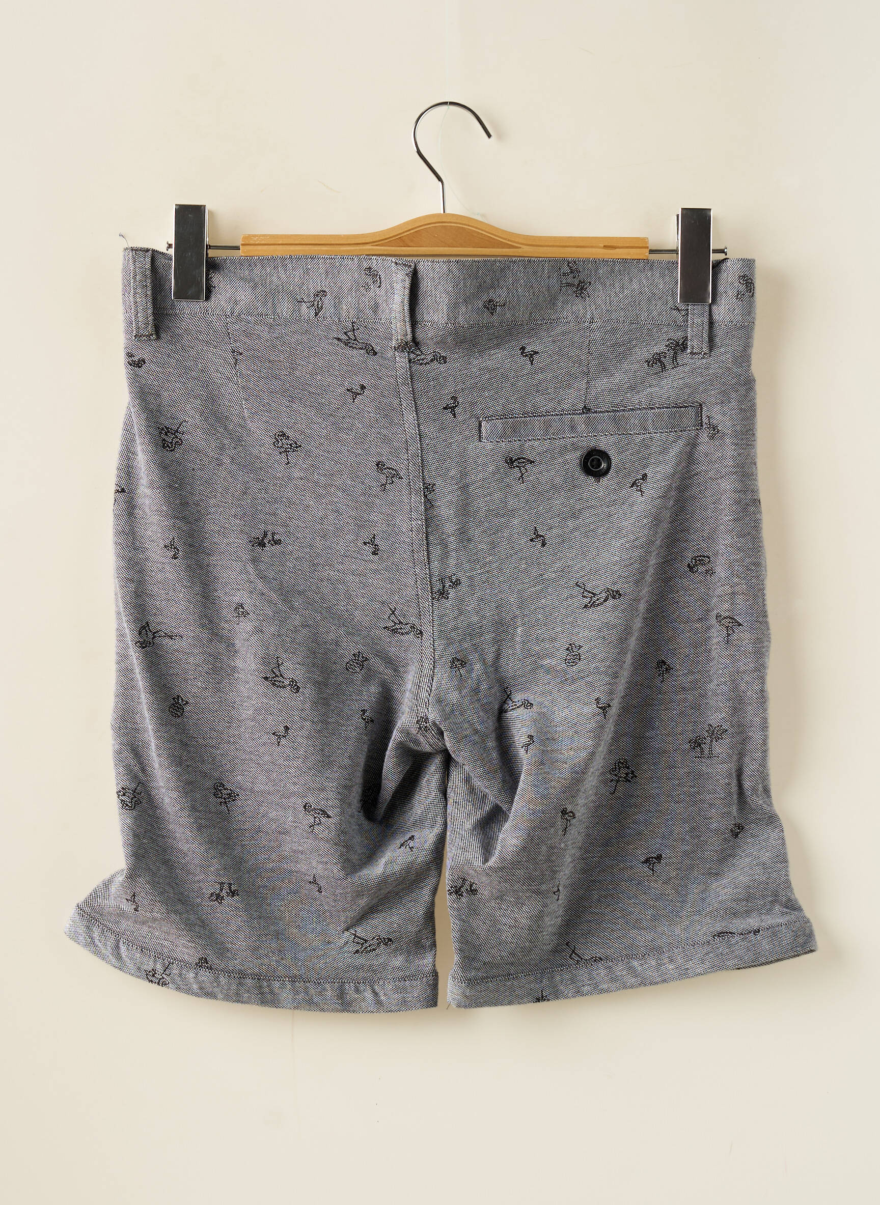 Bermudas tamprumas aukšta talija pilka ONLY&SONS vyras