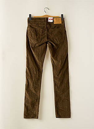 Lieknos kelnės aksomo audimas normala dydis rudas JACK & JONES vyras