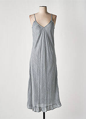 Ilga suknelė plonos dirželiai plonos dirželiai mėlyna DRESS ADDICT moteris