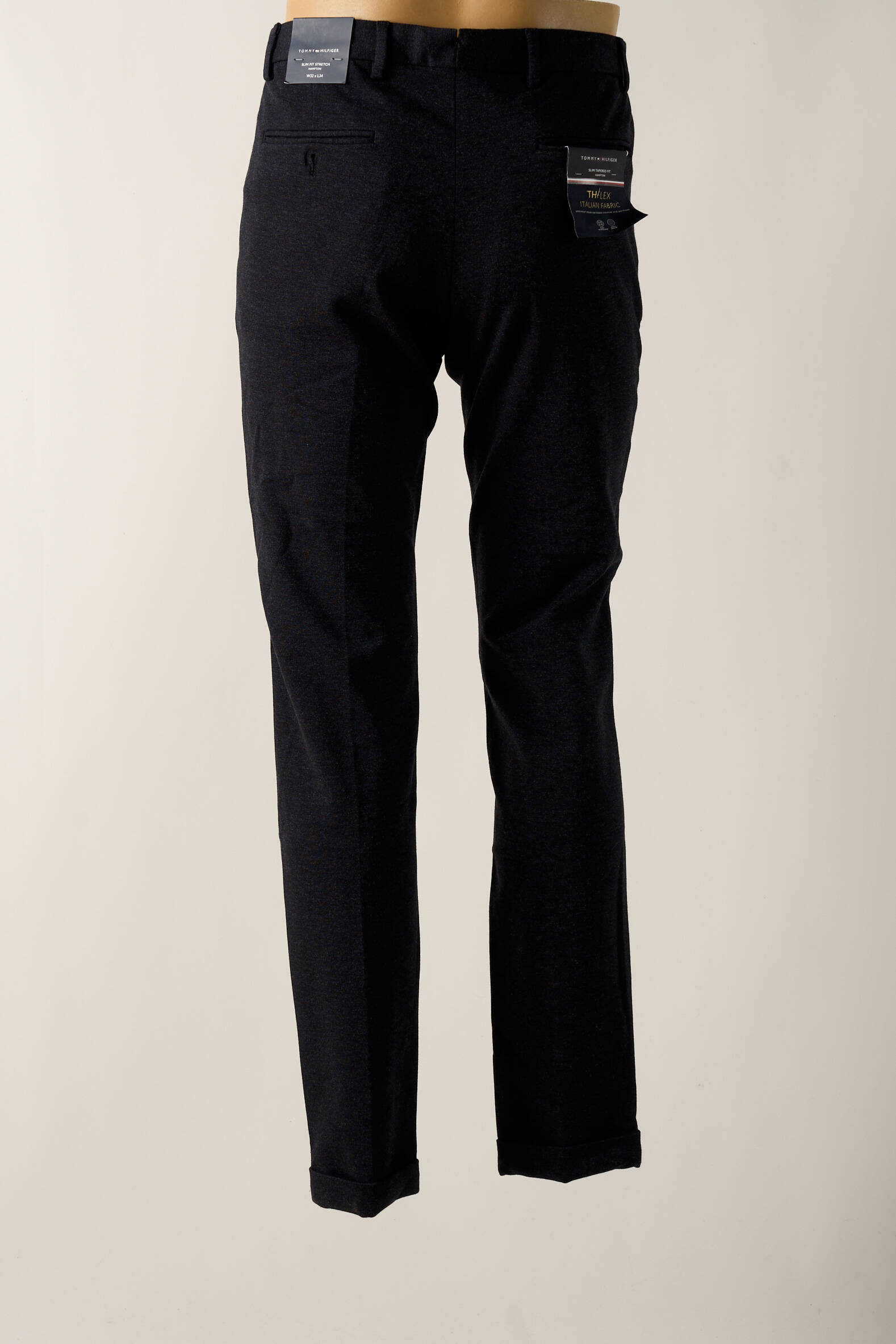 Chino kelnė chinamas audinys normala dydis pilka TOMMY HILFIGER vyras