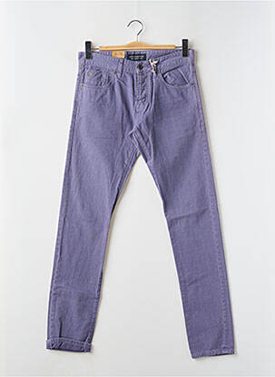 Lieknos kelnės uždarymas su užtrauktuku po mygtuku uždengimu normala dydis violetinis MAISON SCOTCH vyras