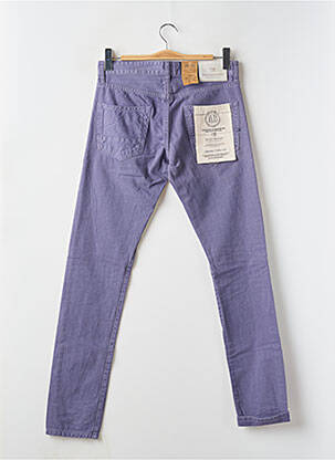 Lieknos kelnės uždarymas su užtrauktuku po mygtuku uždengimu normala dydis violetinis MAISON SCOTCH vyras