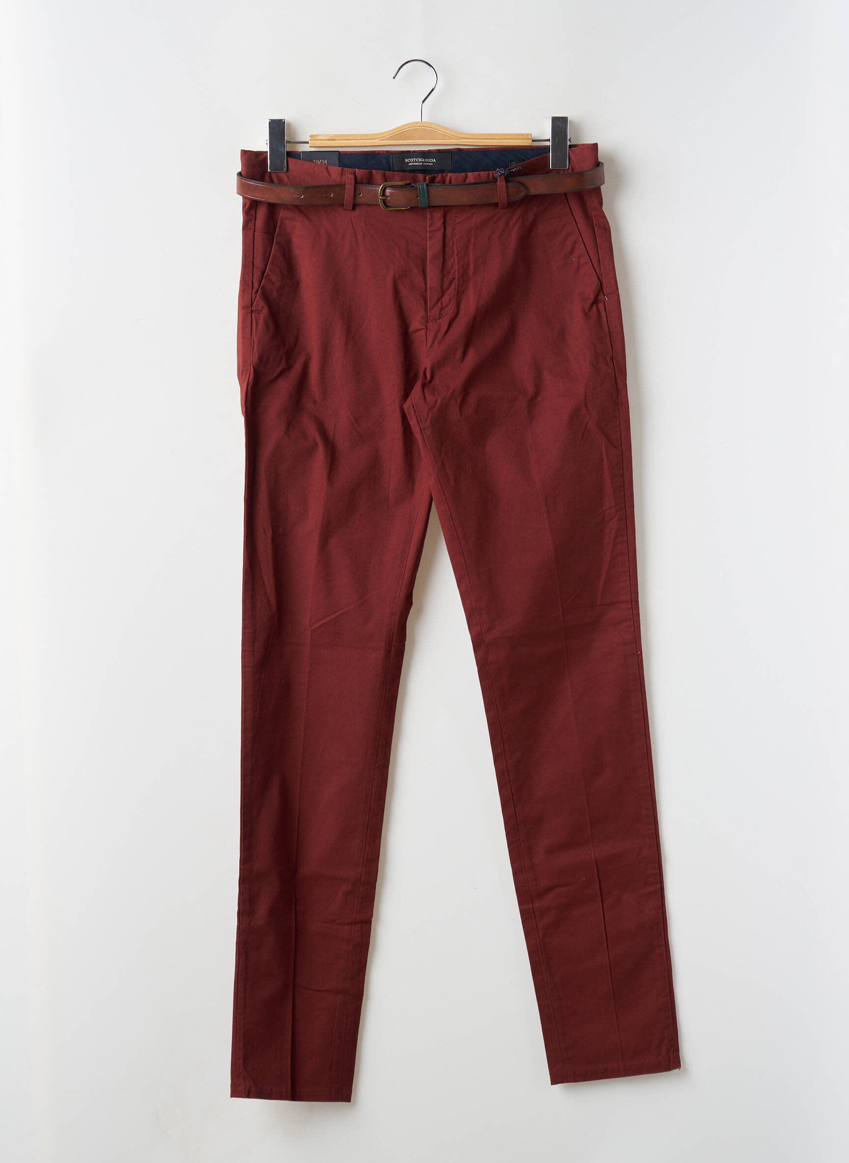 Chino kelnė kišenės normala dydis raudona MAISON SCOTCH vyras