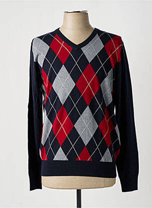 Megztinis col v ilgos rankovės raudona CASHMERE COMPANY vyras