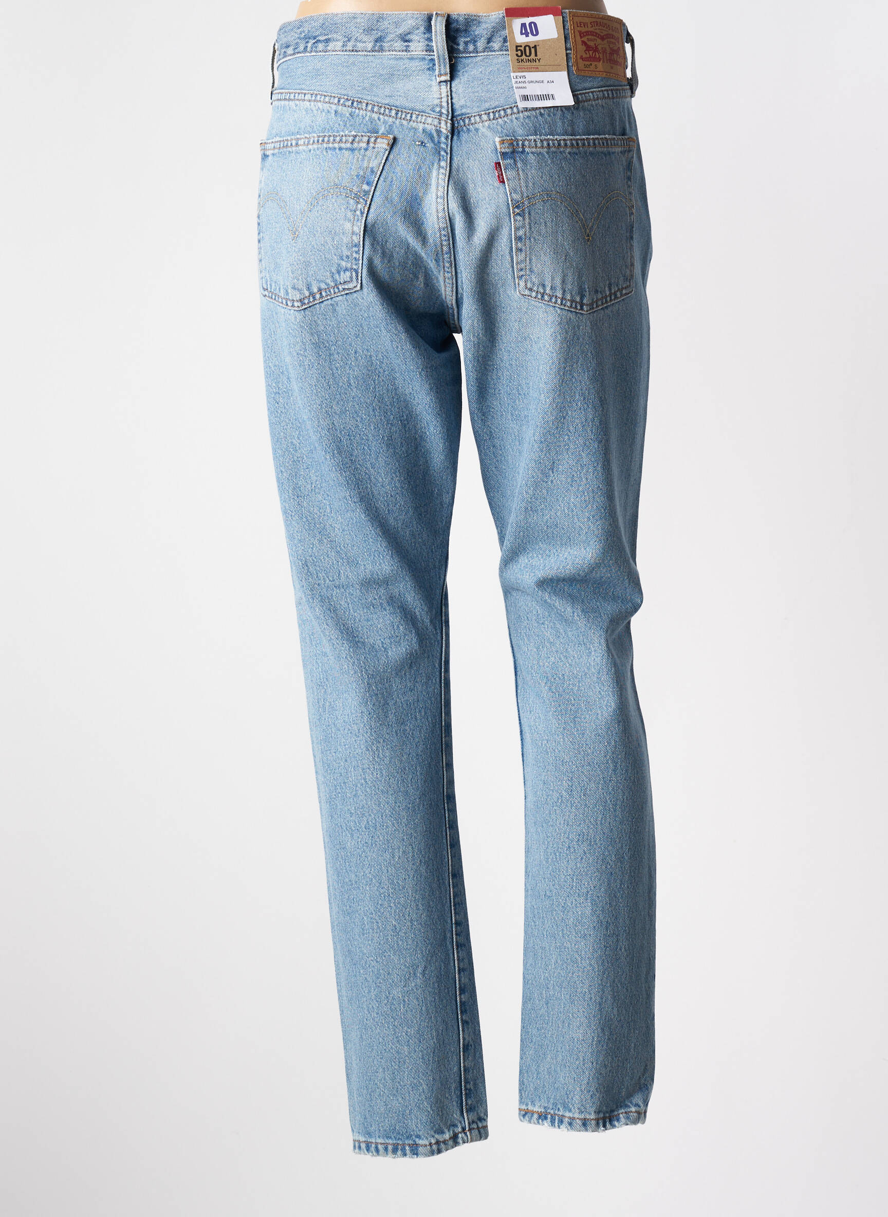 Lieknos džinsai kišenės mėlyna PEPE JEANS moteris