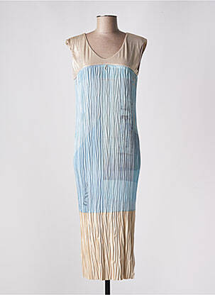 Pusilgių suknelė be rankų be rankų mėlyna ELISA CAVALETTI moteris
