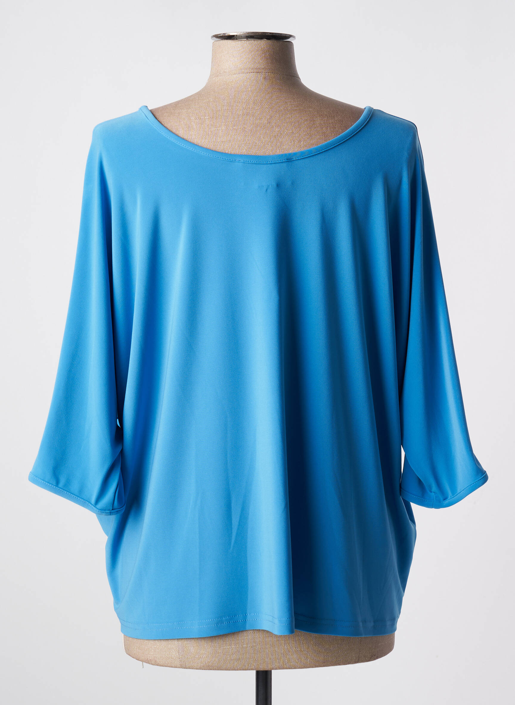 Viršūnė tamprumas 3/4 rankovės mėlyna JOSEPH RIBKOFF moteris