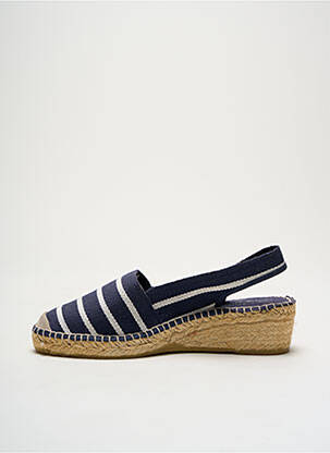 Espadrilės apvalus mygtukas kulnas nuo 4 iki 6 cm mėlyna LA MAISON DE L'ESPADRILLE moteris