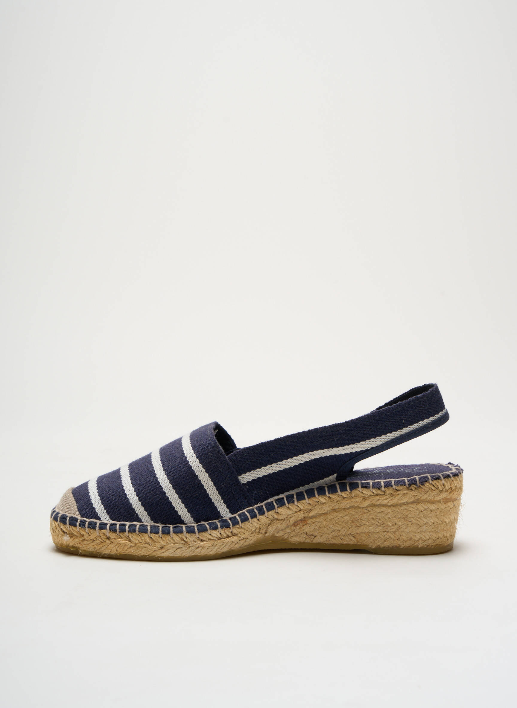 Espadrilės apvalus mygtukas kulnas nuo 4 iki 6 cm mėlyna LA MAISON DE L'ESPADRILLE moteris