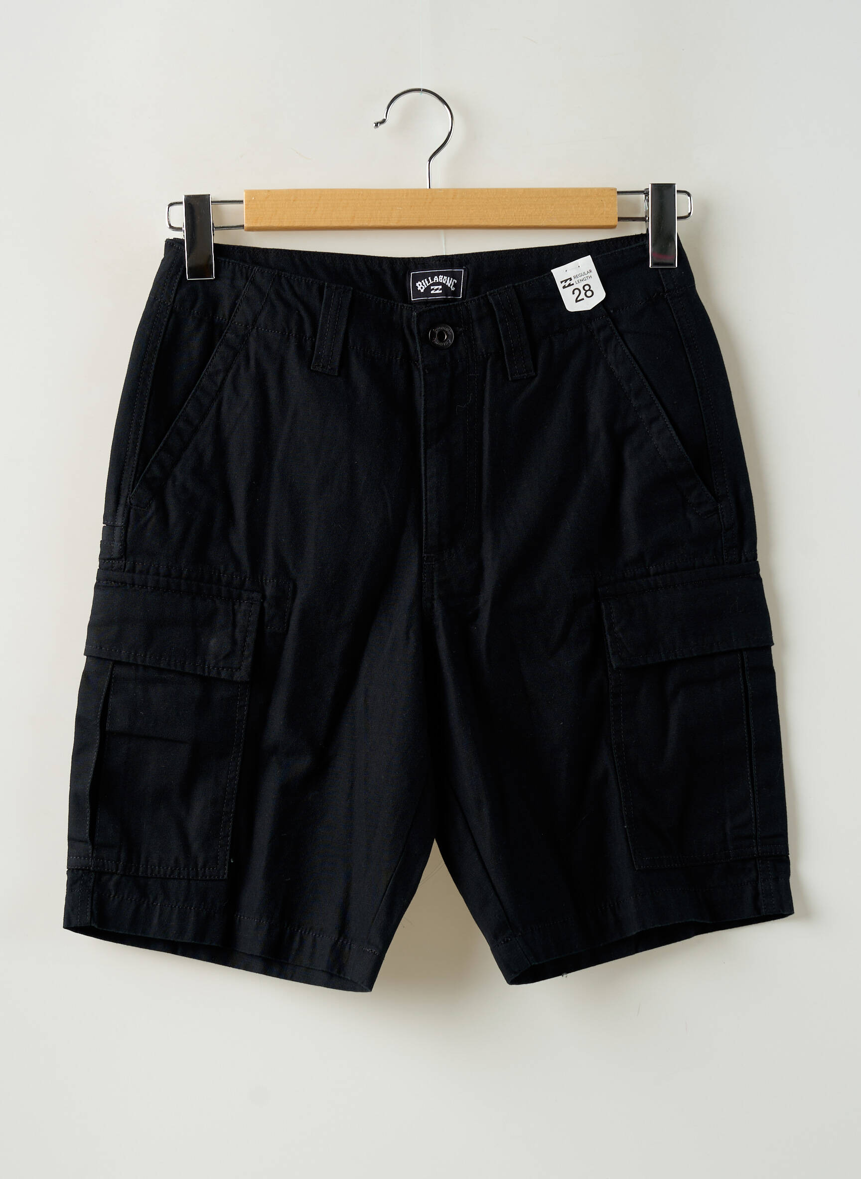 Bermudas tiesi kirpimas juodas BILLABONG vyras