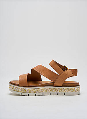 Sandalai/nu pėdos lygus medžiaga kulnas nuo 4 iki 6 cm rudas ALTEX moteris