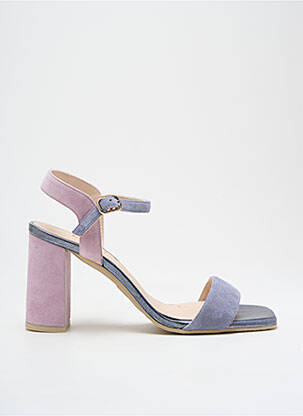 Sandalai/nu pėdos užsegimas su kaklo detalėmis kulnas nuo 7 iki 9 cm violetinis LODI moteris