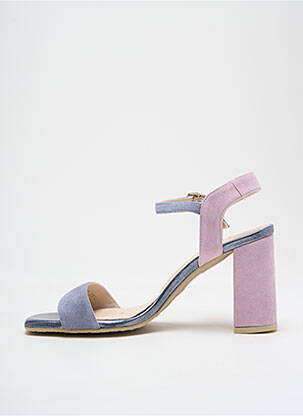 Sandalai/nu pėdos užsegimas su kaklo detalėmis kulnas nuo 7 iki 9 cm violetinis LODI moteris