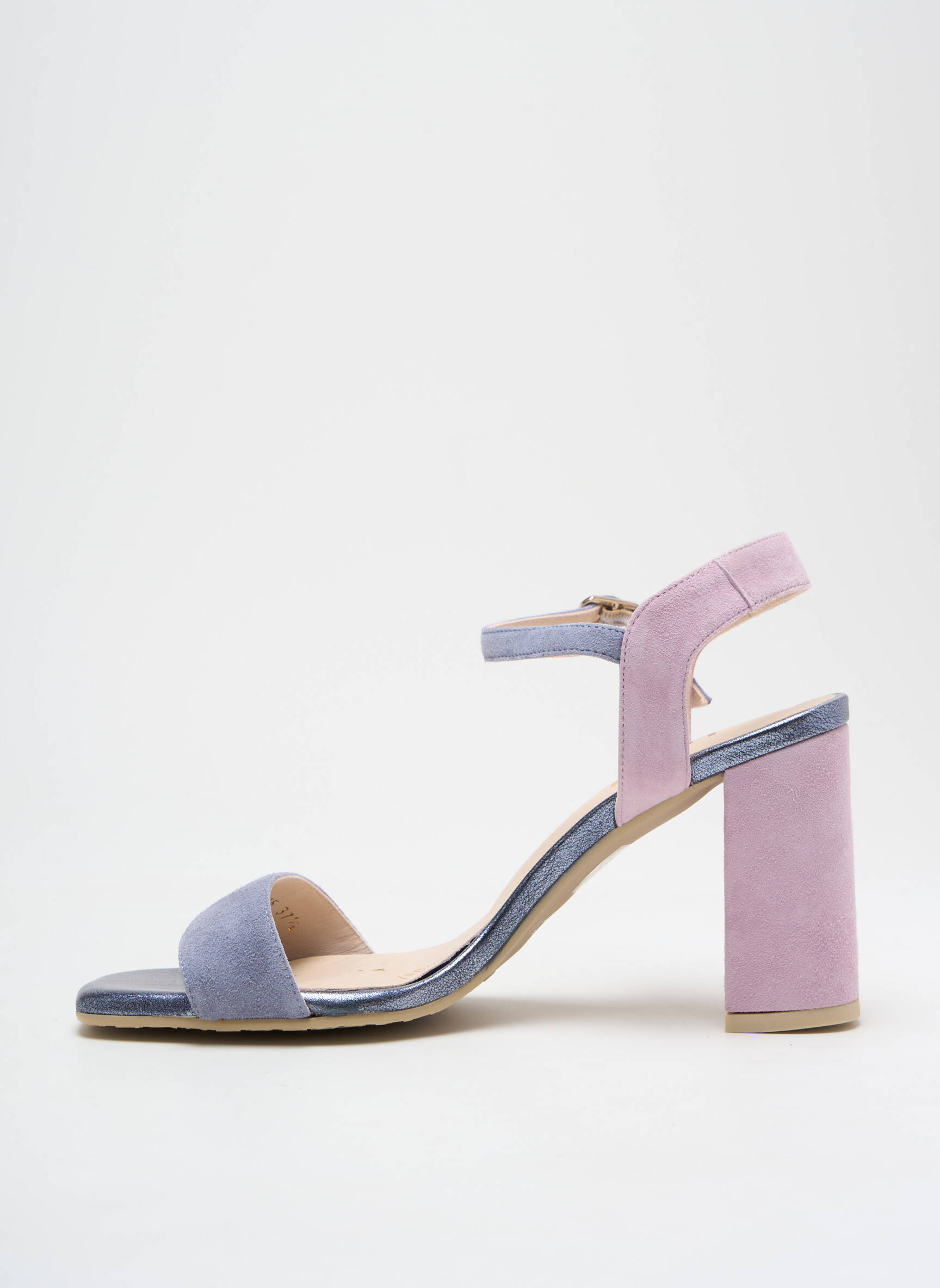 Sandalai/nu pėdos užsegimas su kaklo detalėmis kulnas nuo 7 iki 9 cm violetinis LODI moteris
