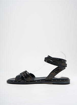 Sandalai/nu pėdos chiquet plokščias kulnas iki 3 cm juodas REGARD moteris