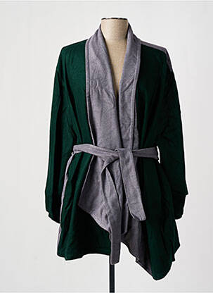 Kimono striukė ilgos rankovės žalias TENDANCE UNIQUE moteris
