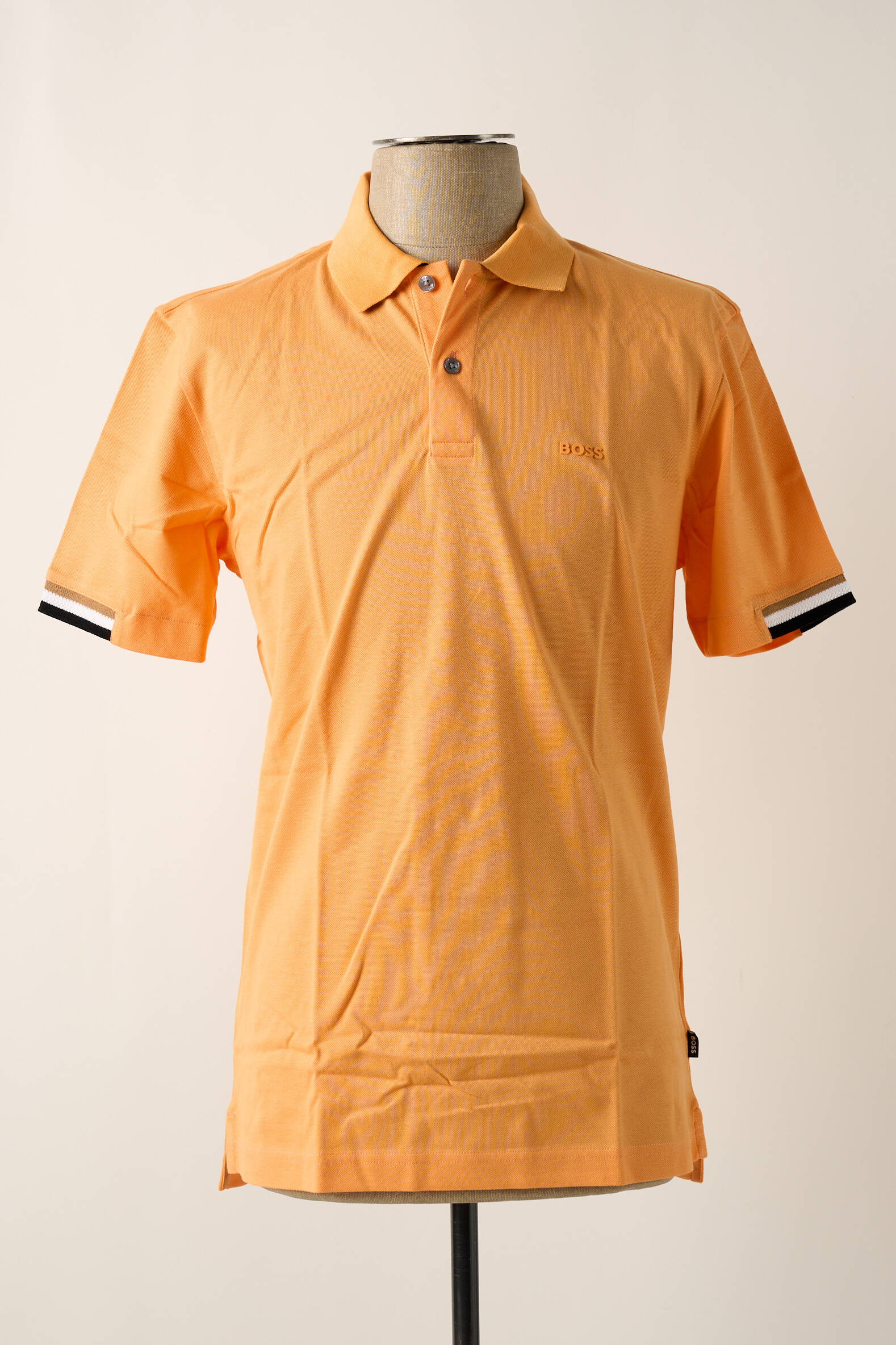 Polo tamprumas trumpas rankovės oranžinė HUGO BOSS vyras