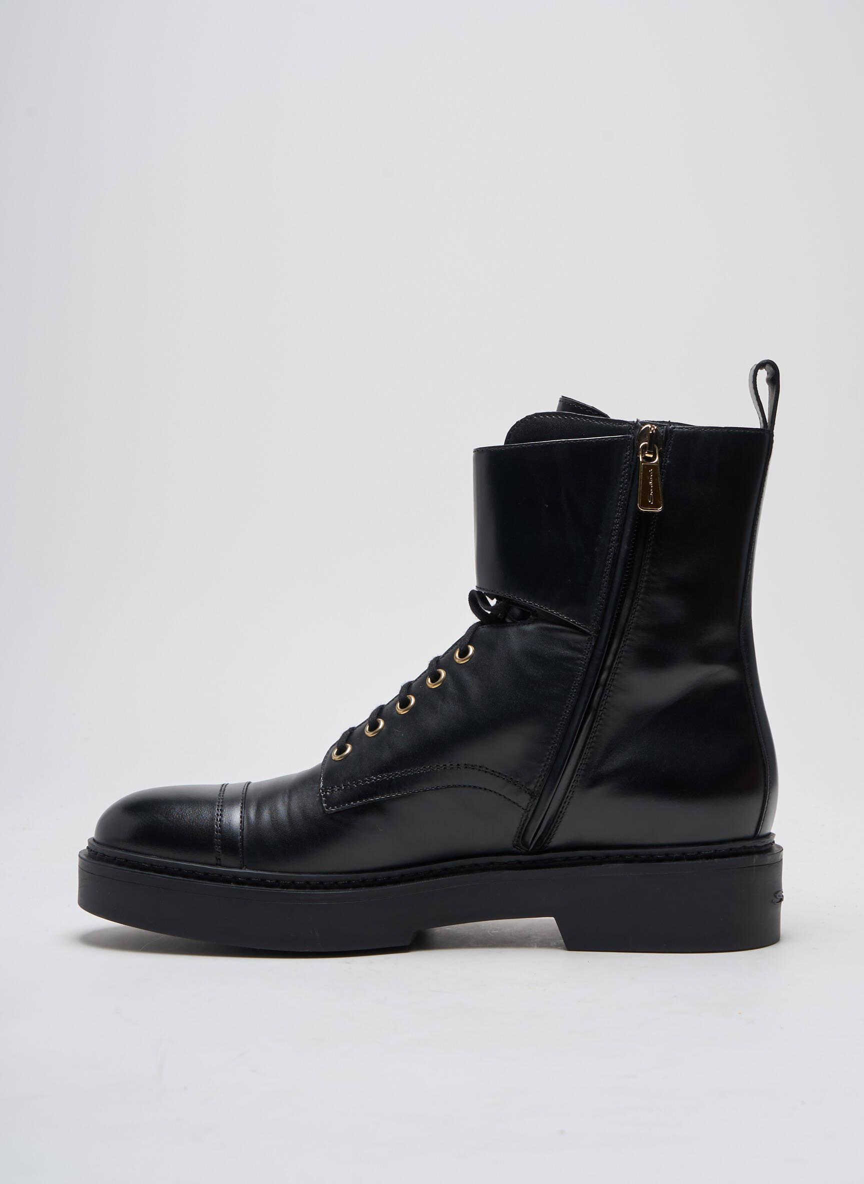 Batai/botai lygus medžiaga kulnas nuo 4 iki 6 cm juodas SANTONI moteris