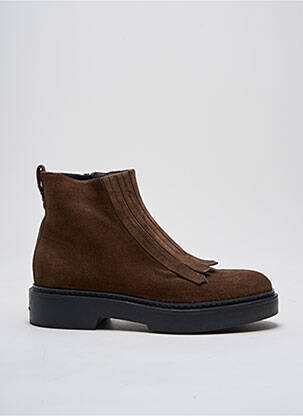 Batai/botai nubuko audinys kulnas nuo 4 iki 6 cm rudas SANTONI moteris
