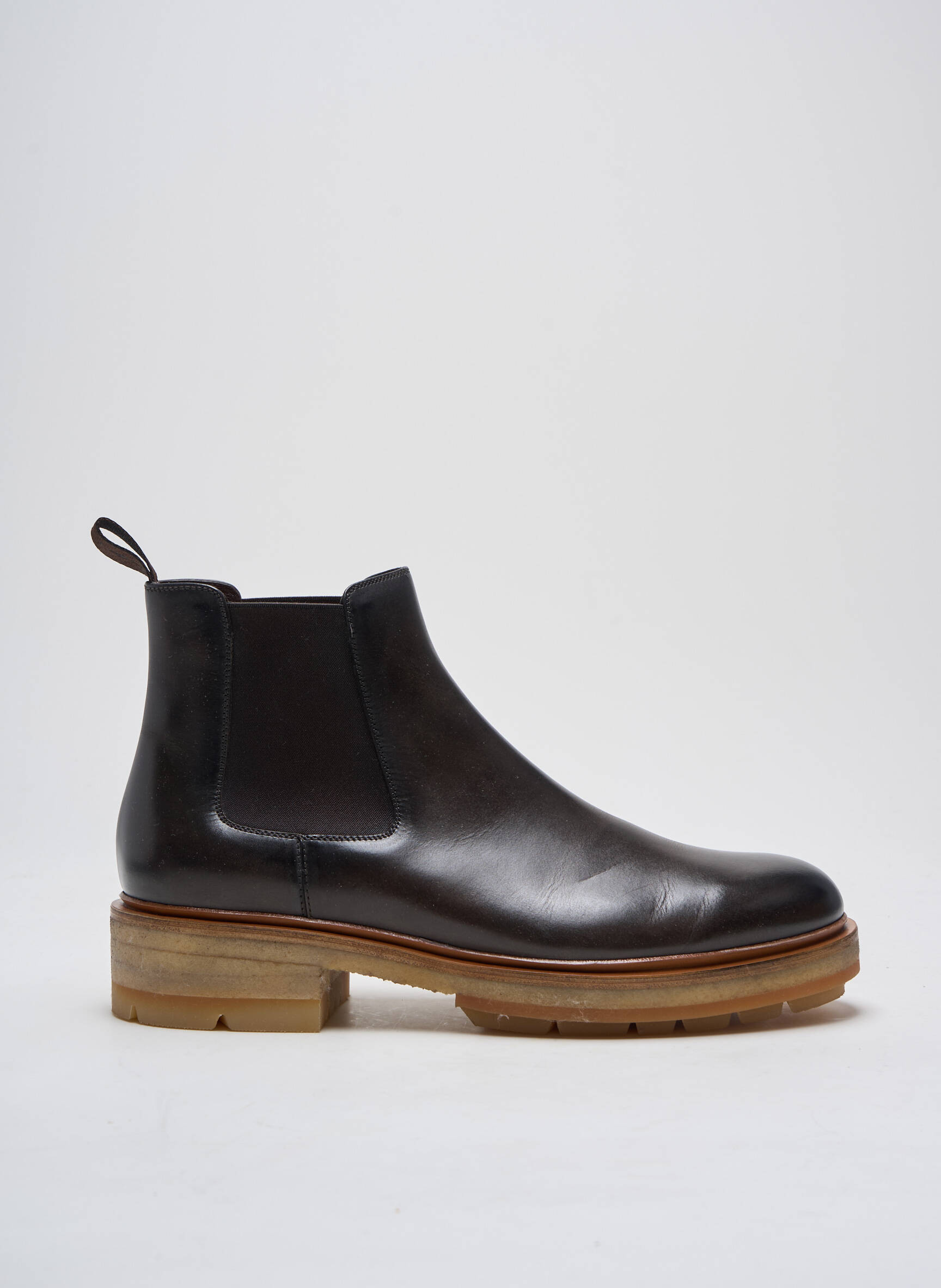 Batai/botai lygus medžiaga kulnas nuo 4 iki 6 cm rudas SANTONI moteris