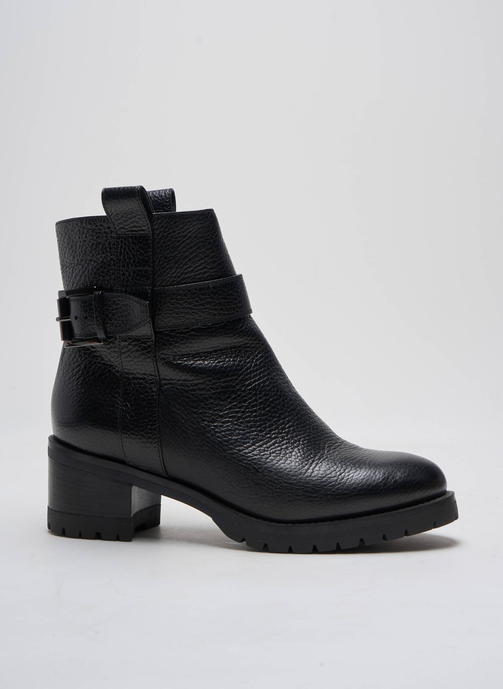 Batai/botai pamušalas kulnas nuo 4 iki 6 cm juodas SANTONI moteris