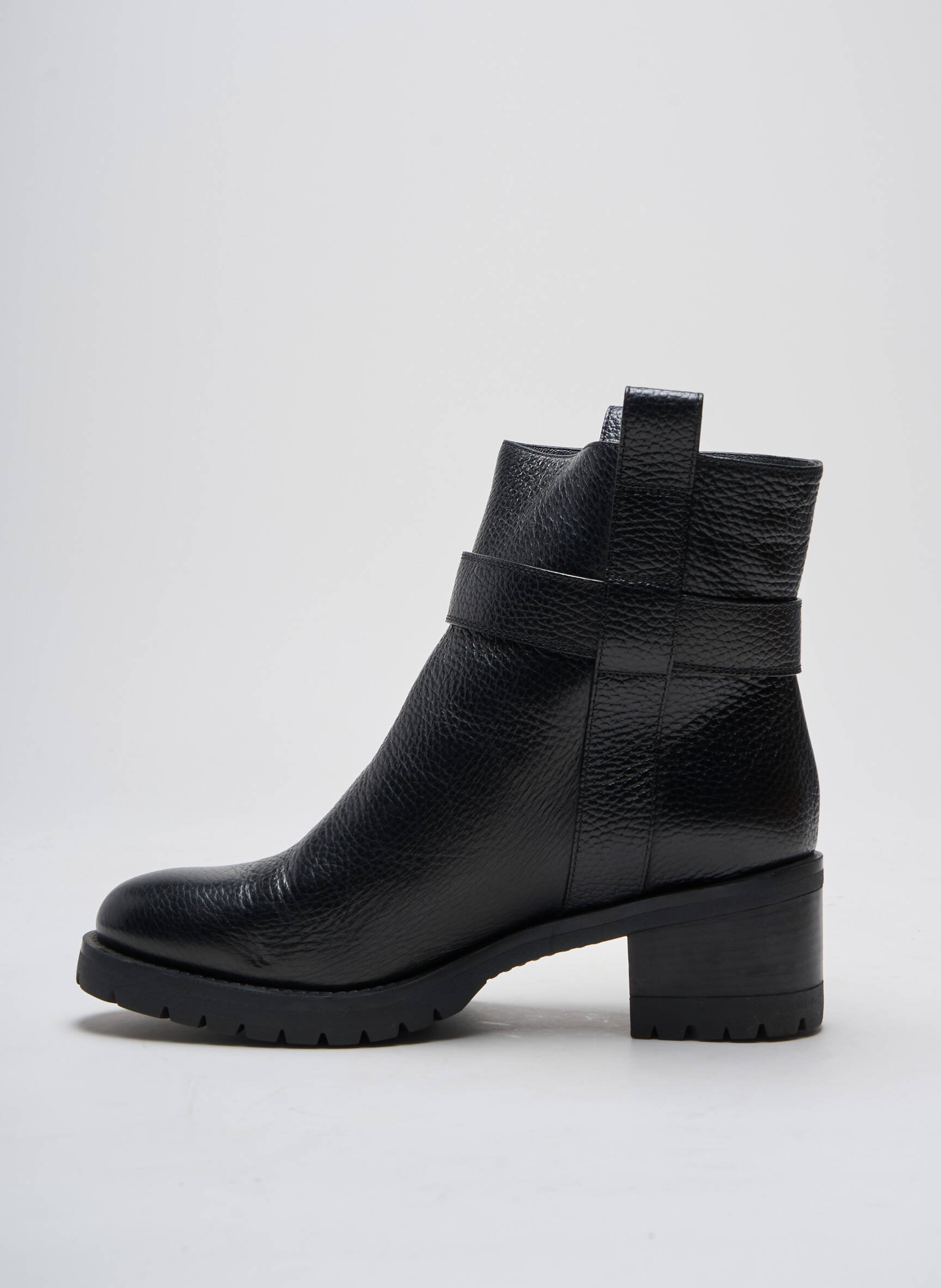 Batai/botai pamušalas kulnas nuo 4 iki 6 cm juodas SANTONI moteris