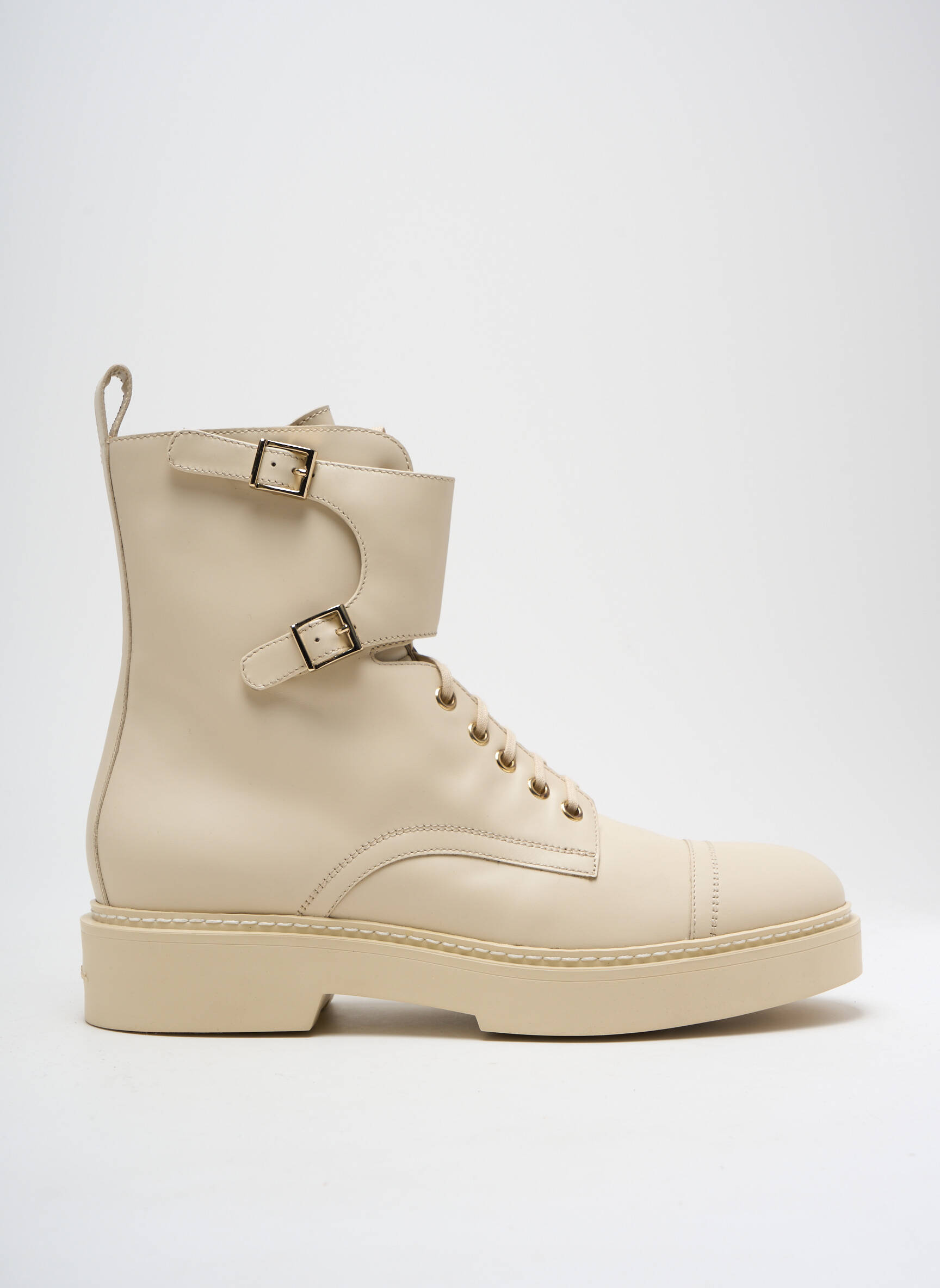 Batai/botai lygus medžiaga kulnas nuo 4 iki 6 cm bežinis SANTONI moteris