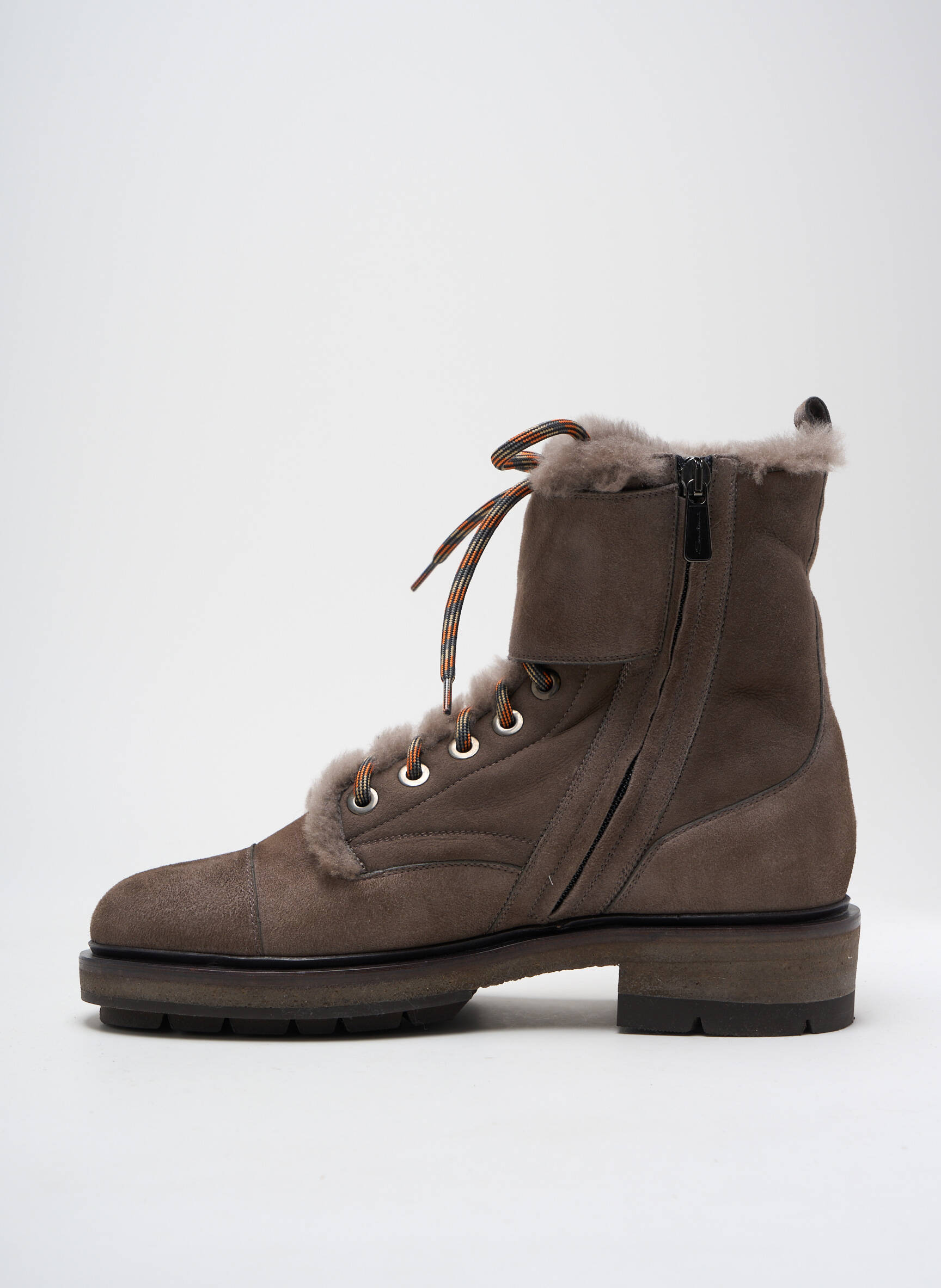 Batai/botai pamušalas kulnas nuo 4 iki 6 cm rudas SANTONI moteris