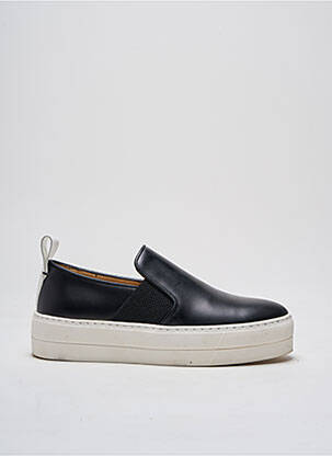 Slip-on batai satino audinys kulnas nuo 4 iki 6 cm juodas BY MALENE BIRGER moteris