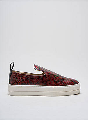 Mokasīnai satino audinys kulnas nuo 4 iki 6 cm rudas BY MALENE BIRGER moteris