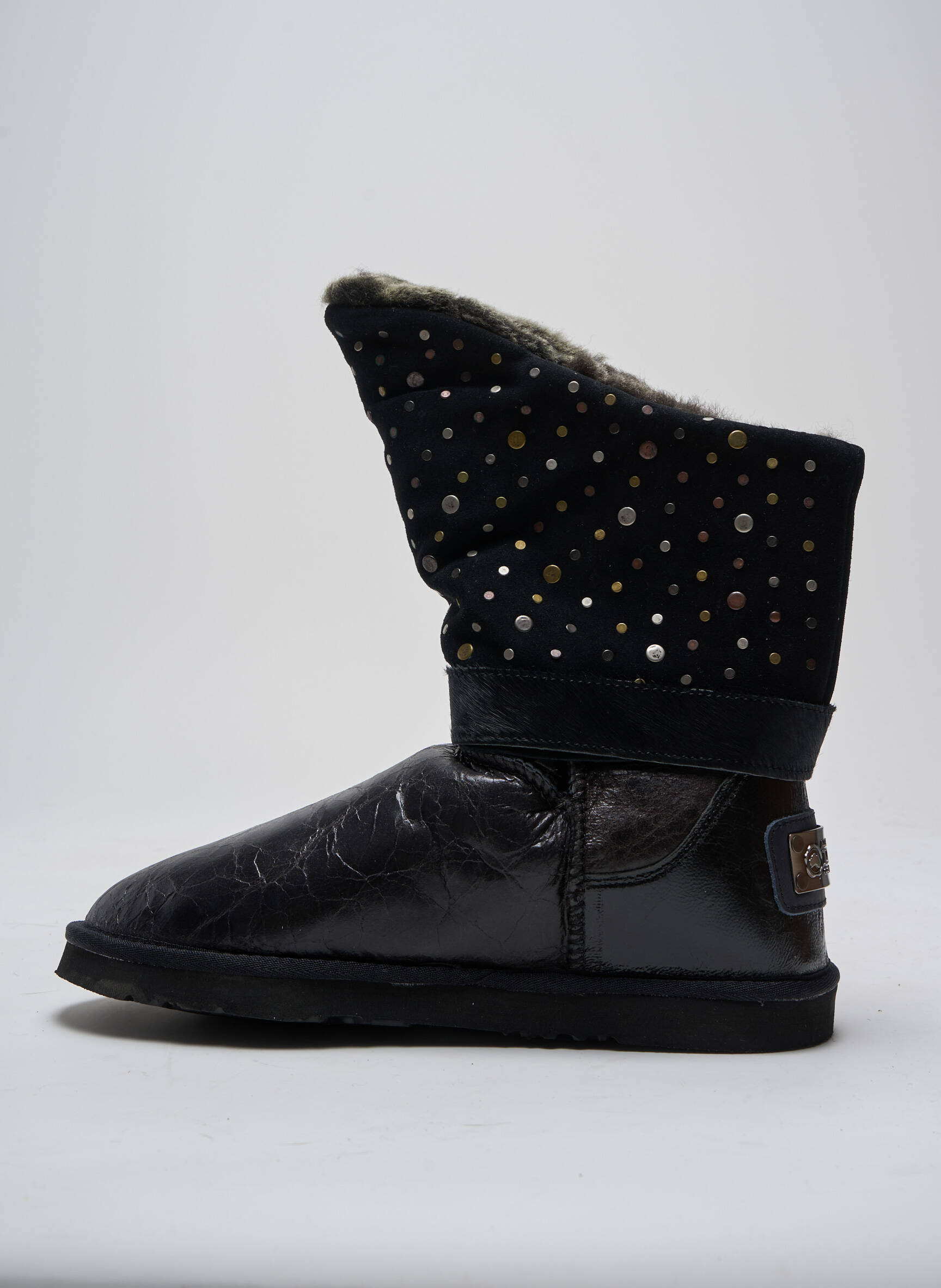 Batai/botai pamušalas plokščias kulnas iki 3 cm juodas AUSTRALIA LUXE COLLECTIVE moteris