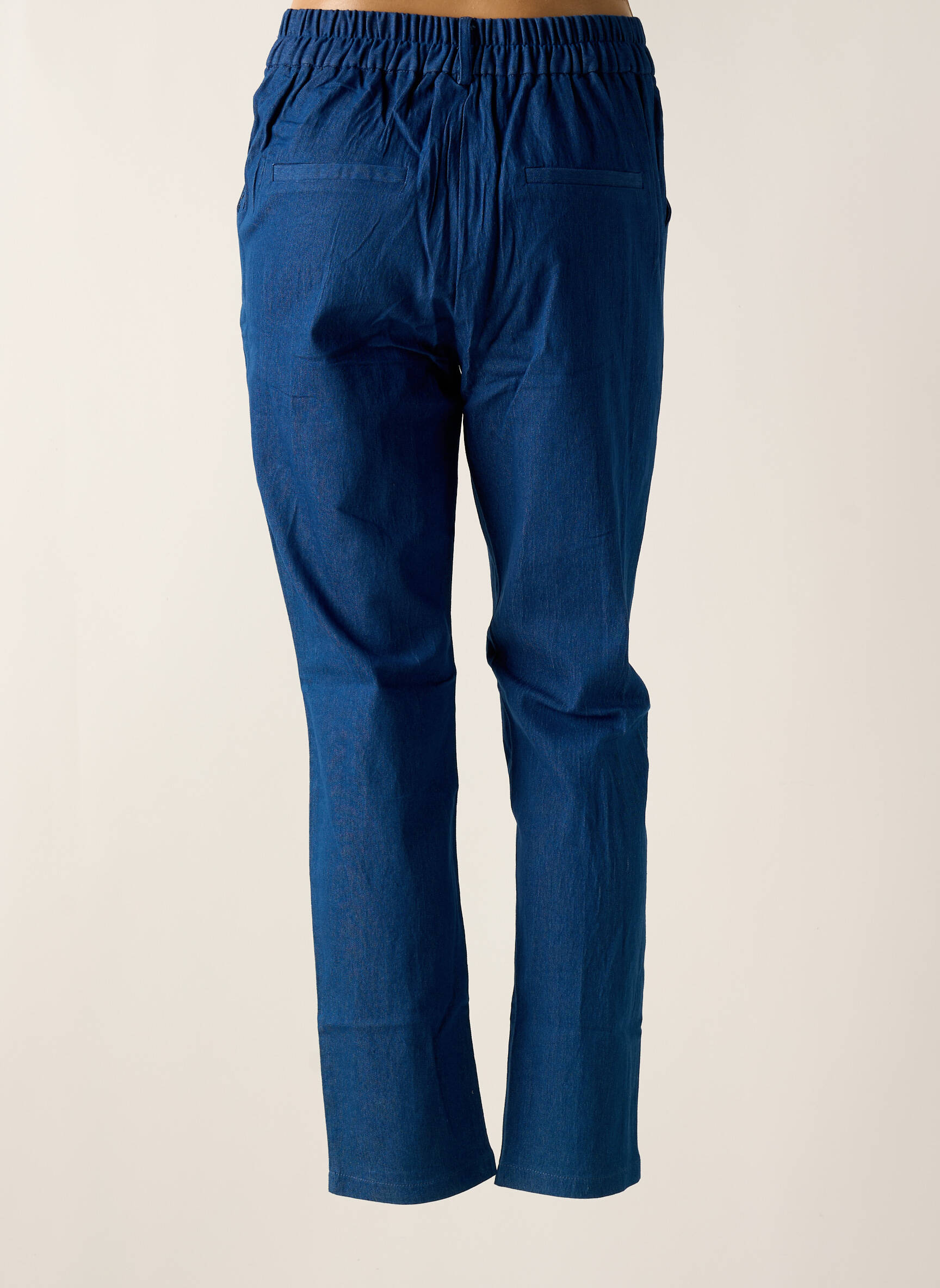 Chino kelnė uždarymas su užtrauktuku po mygtuku uždengimu normala dydis mėlyna CERISE BLUE moteris