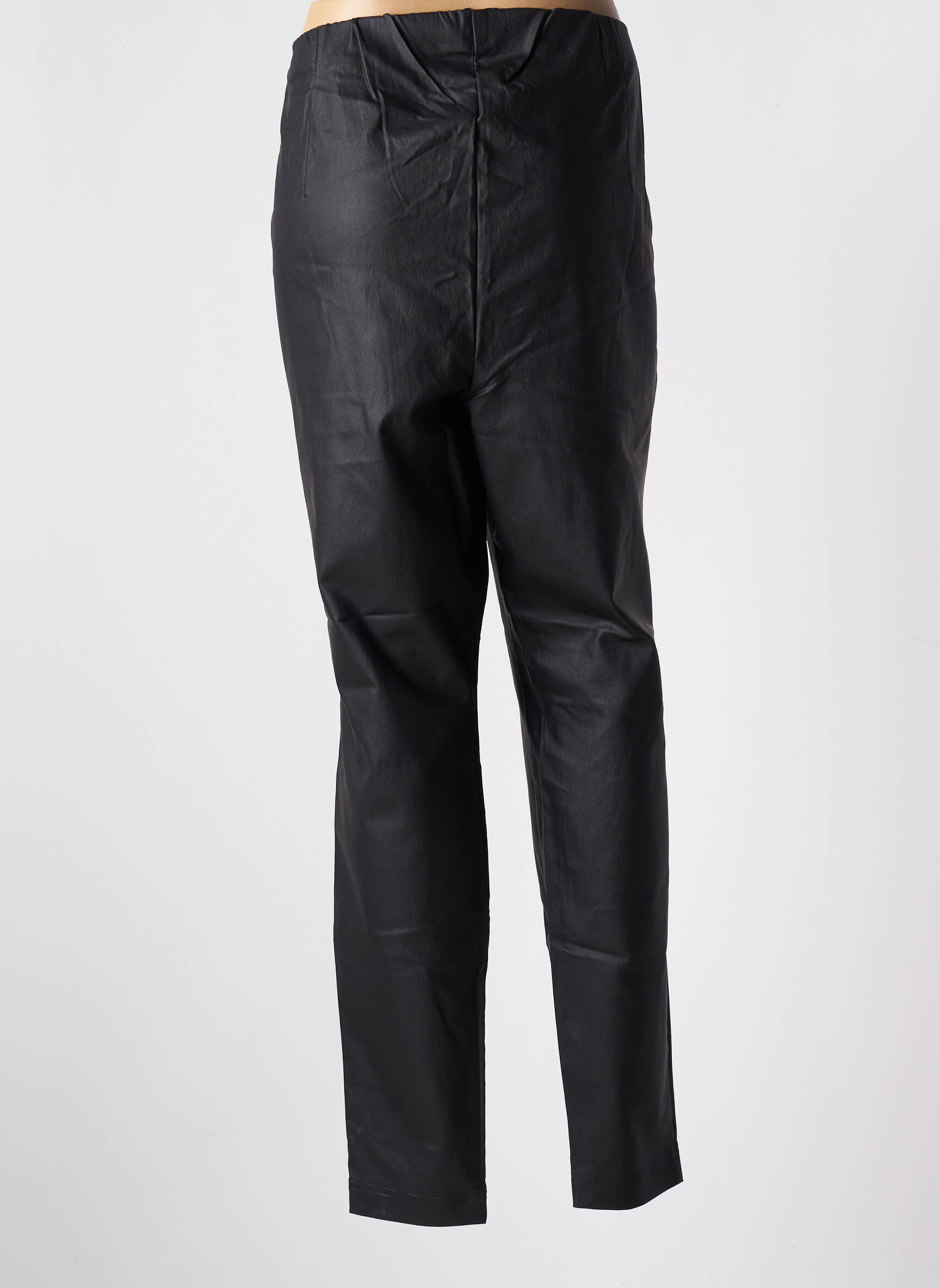 Pantalon lieknas juodas KJBRAND moteris