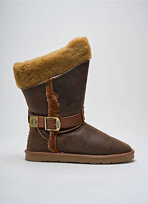 Batai/botai pamušalas plokščias kulnas iki 3 cm rudas AUSTRALIA LUXE COLLECTIVE moteris