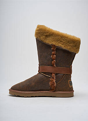 Batai/botai pamušalas plokščias kulnas iki 3 cm rudas AUSTRALIA LUXE COLLECTIVE moteris