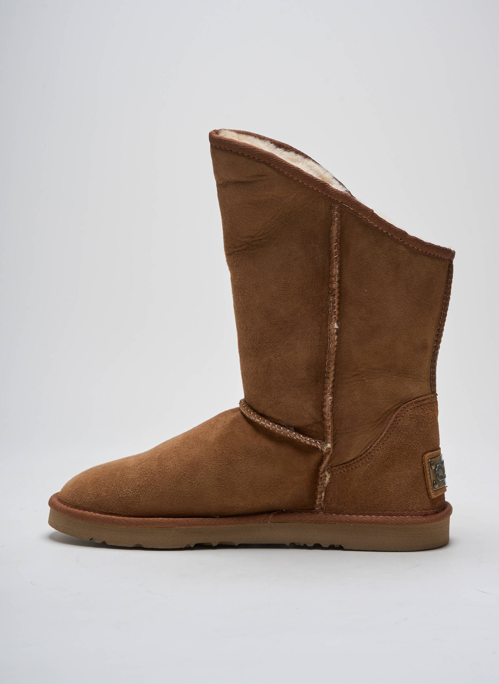 Batai/botai pamušalas plokščias kulnas iki 3 cm rudas AUSTRALIA LUXE COLLECTIVE moteris