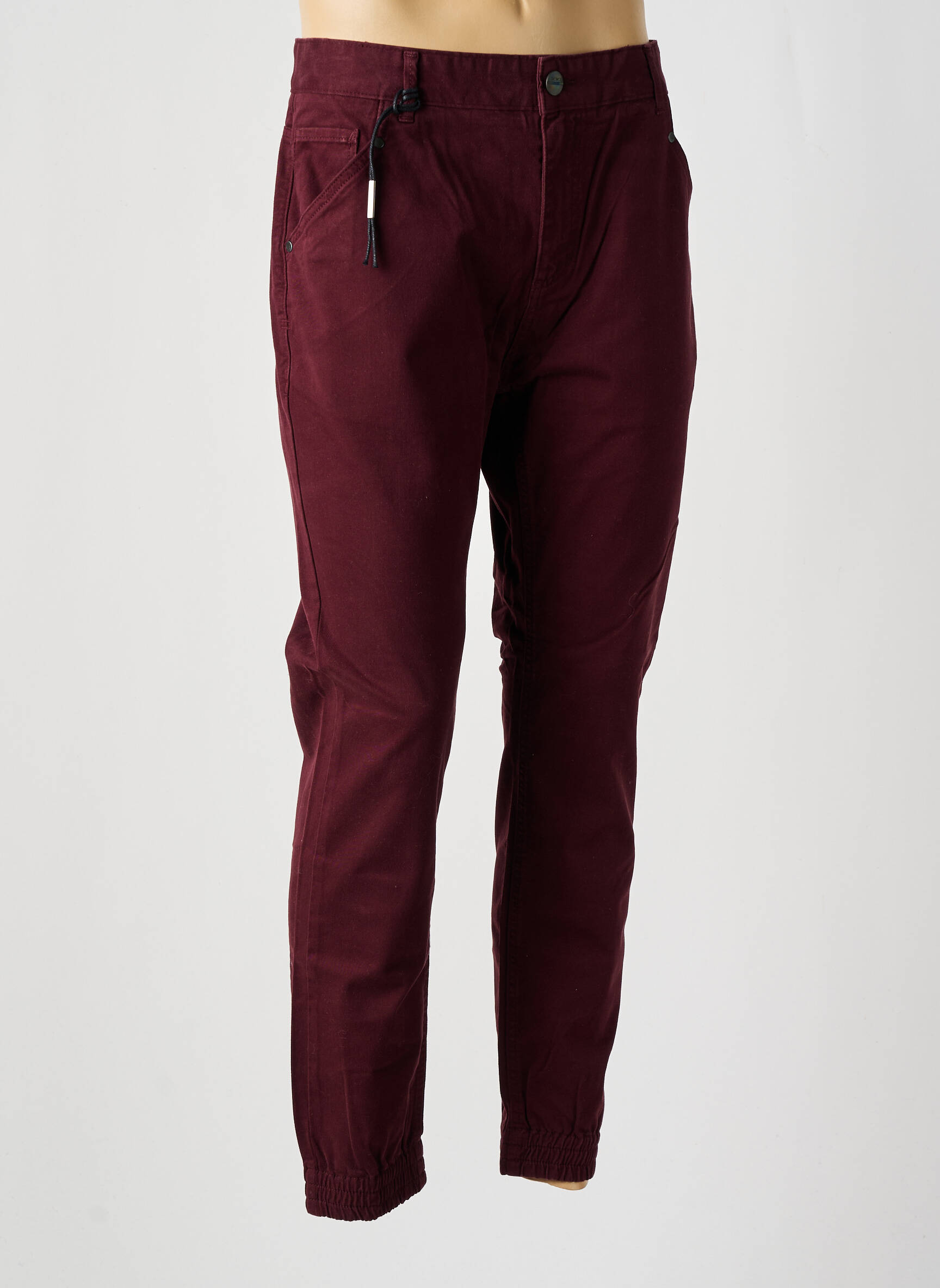 Chino kelnė tamprumas normala dydis raudona TWO ANGLE vyras
