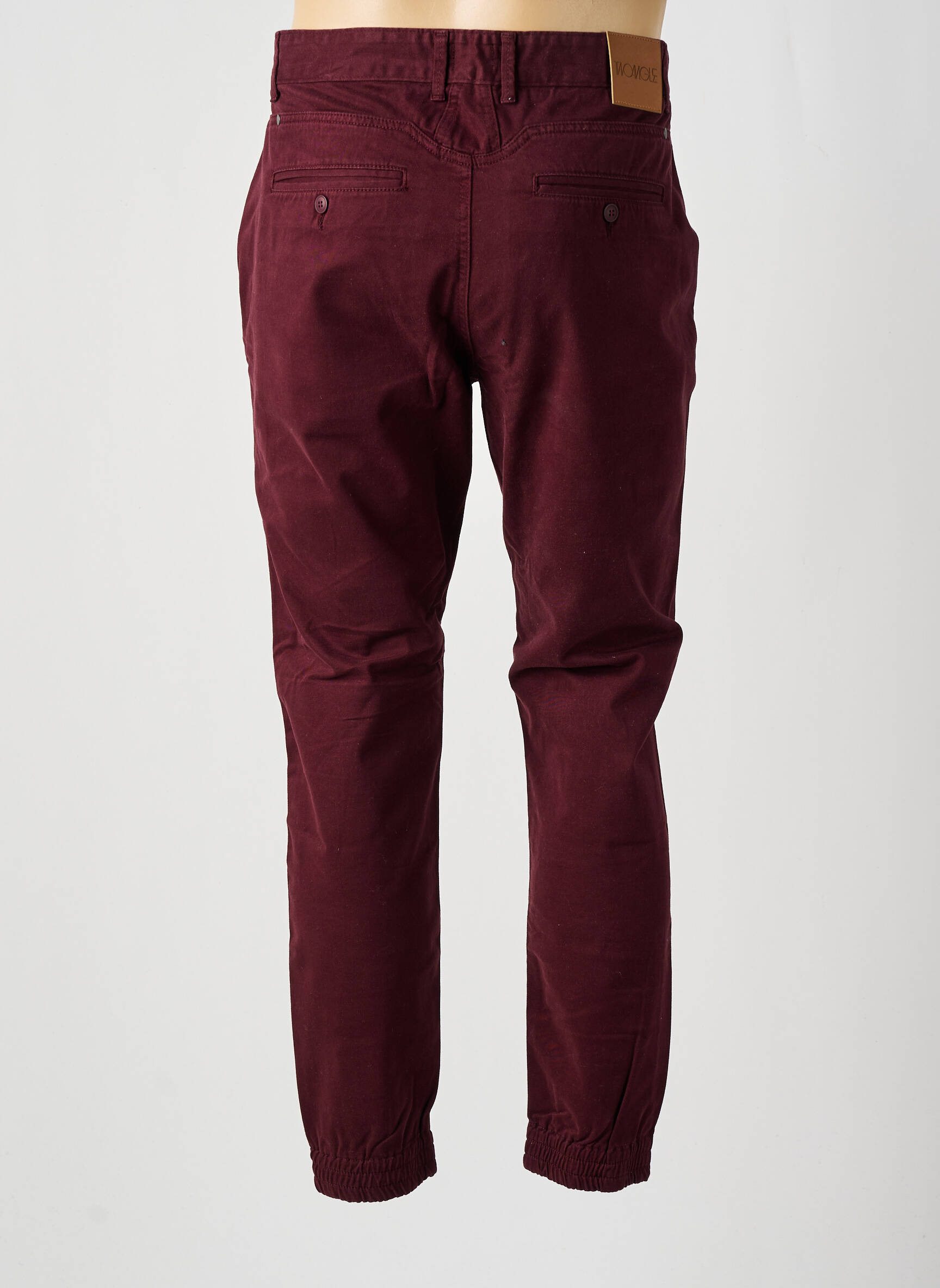 Chino kelnė tamprumas normala dydis raudona TWO ANGLE vyras