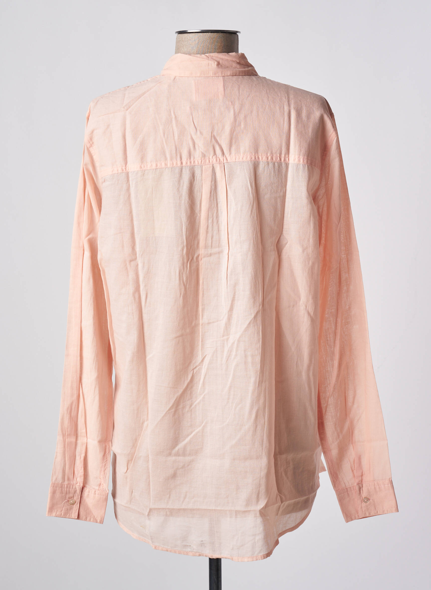 Moteriškas marškinys centrinė iškirptė ilgos rankovės rožinė SCOTCH & SODA moteris