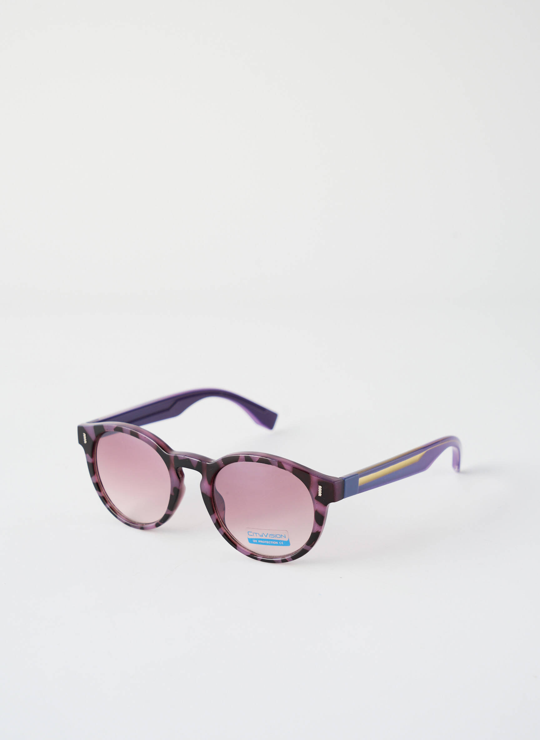 Akiniai nuo saulės fantazijos raštas violetinis CITY VISION EYEWEAR moteris