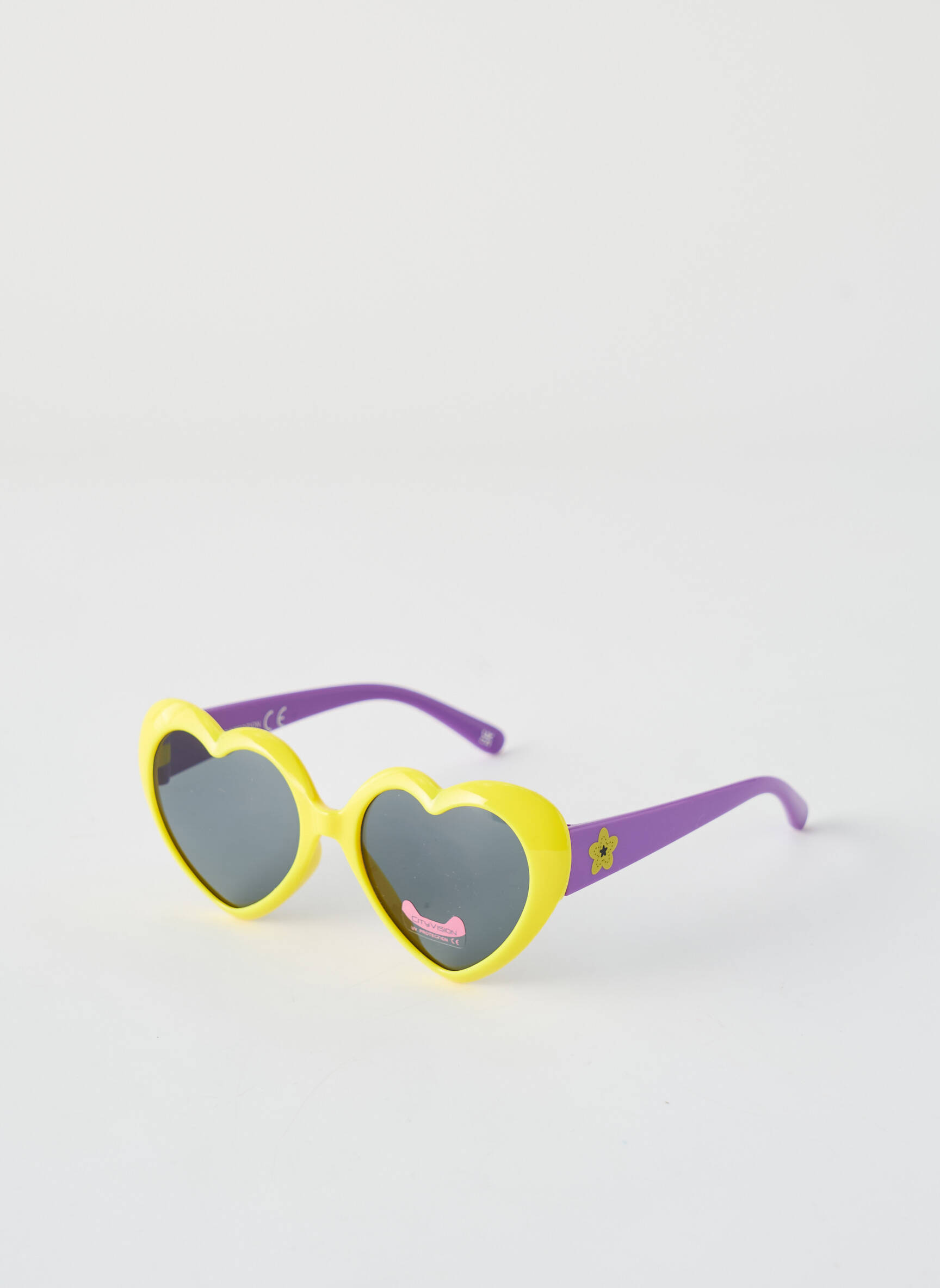 Akiniai nuo saulės fantazijos raštas geltona CITY VISION EYEWEAR mergina
