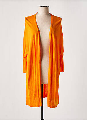 Ilgų rankovių liemenė tamprumas oranžinė ABSOLUT CASHMERE moteris