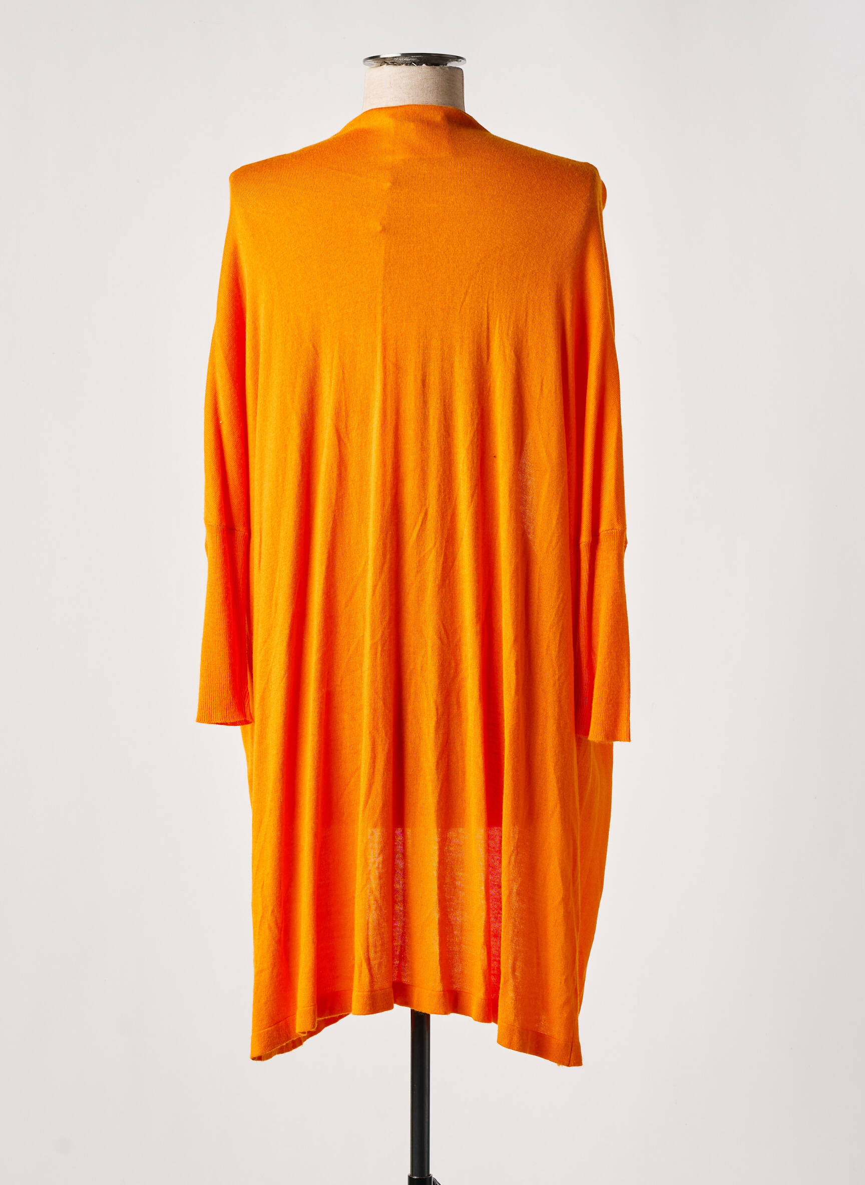 Ilgų rankovių liemenė tamprumas oranžinė ABSOLUT CASHMERE moteris