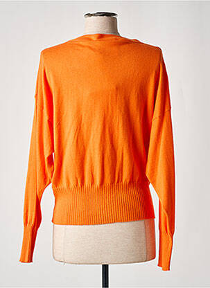 Ilgų rankovių liemenė apatinė dalis siaura oranžinė ABSOLUT CASHMERE moteris