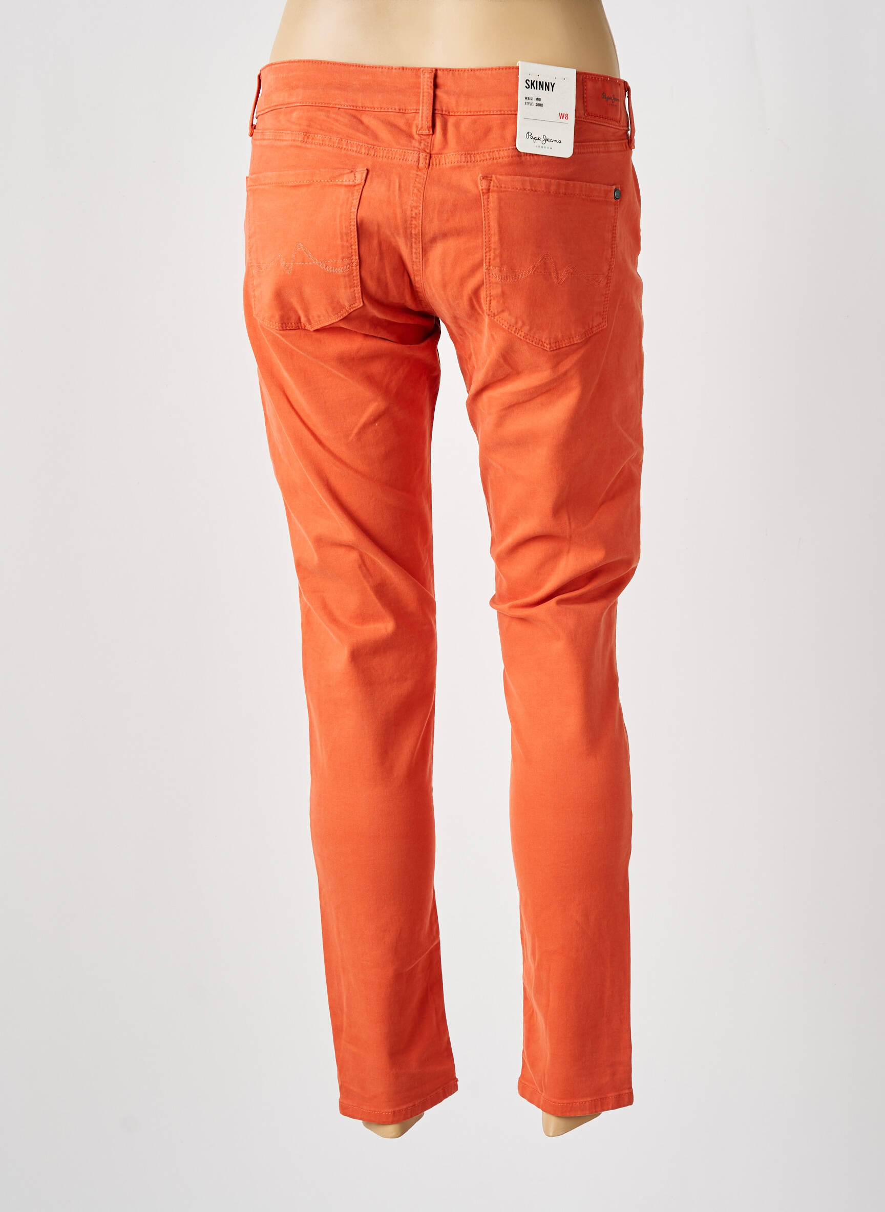 7/8 kelnės tamprumas maža dydžio oranžinė PEPE JEANS moteris