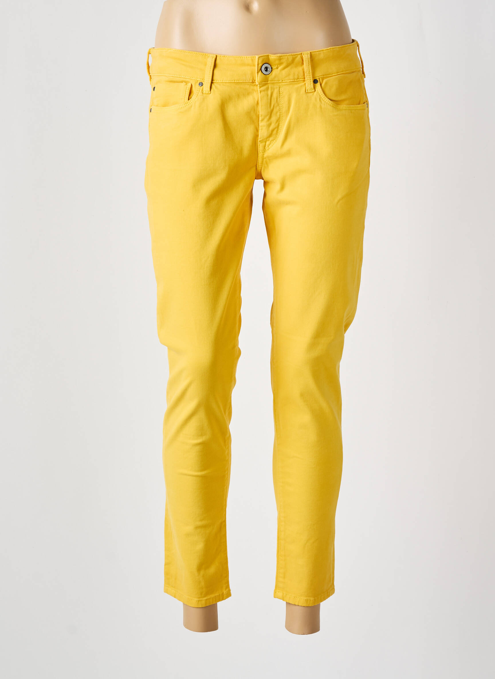 7/8 kelnės tamprumas maža dydžio geltona PEPE JEANS moteris