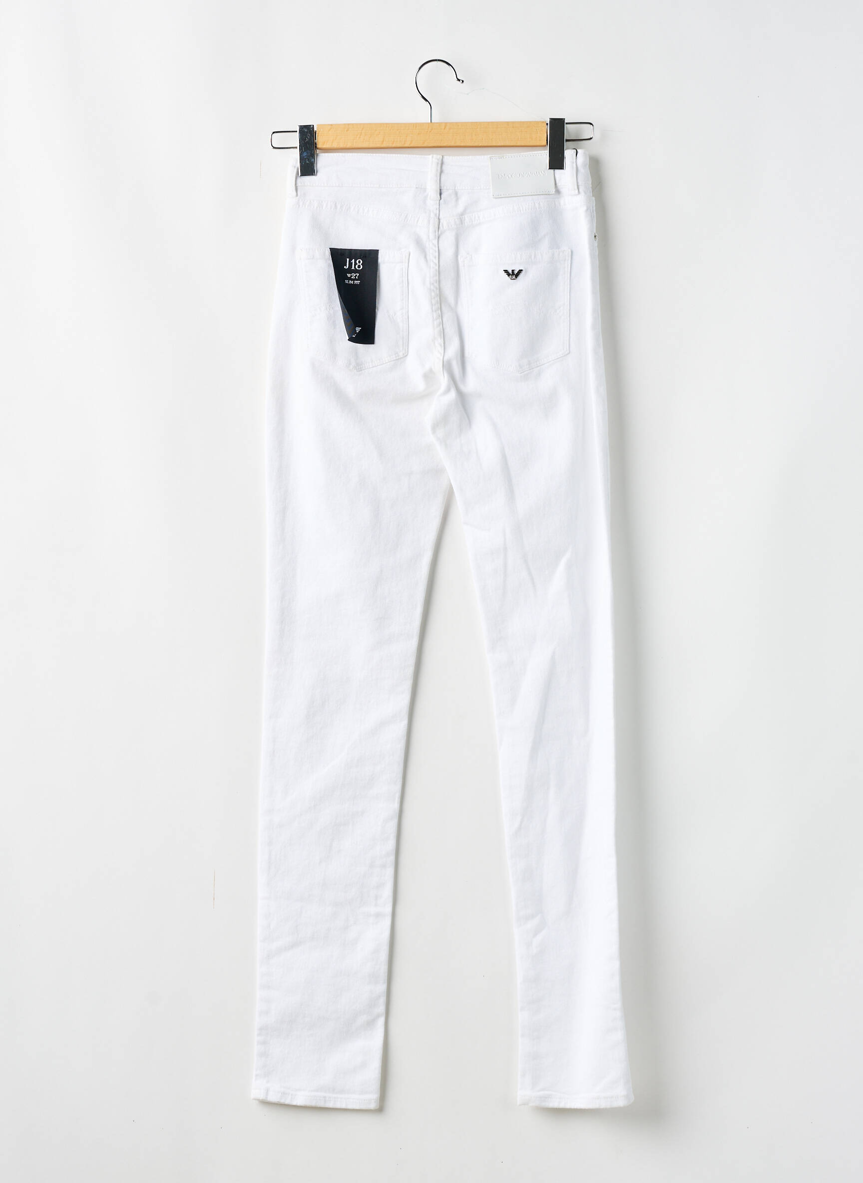 Lieknos kelnės lieknas baltas EMPORIO ARMANI moteris