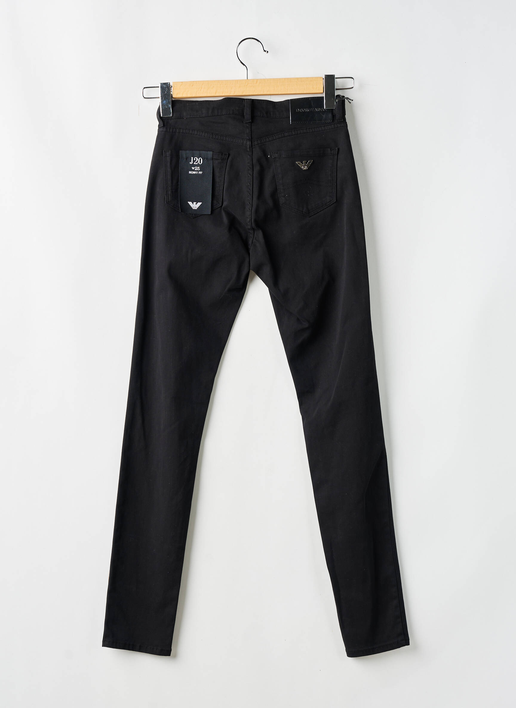 Lieknos kelnės kišenės juodas EMPORIO ARMANI moteris
