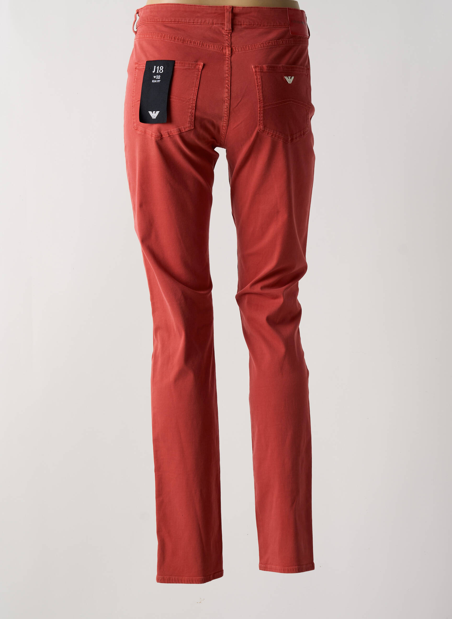 Lieknos kelnės kišenės oranžinė EMPORIO ARMANI moteris