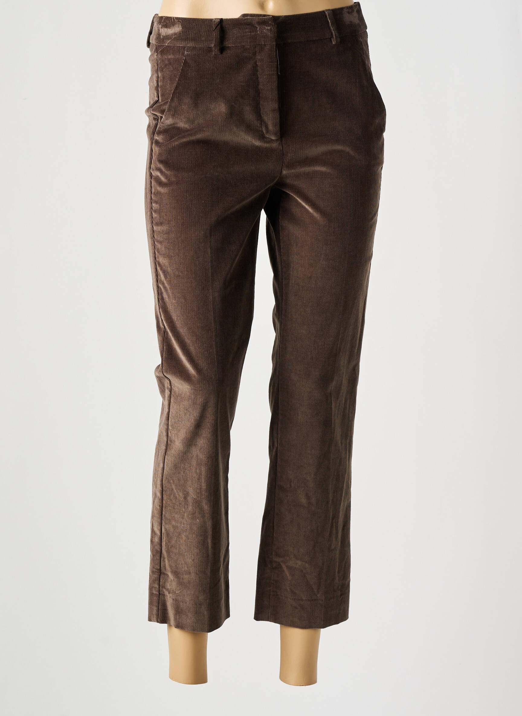 7/8 kelnės aukšta talija aukšta talija rudas WEEKEND MAXMARA moteris